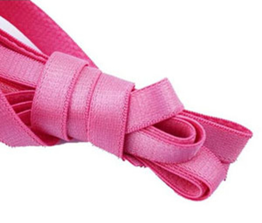 pink strap elastic →