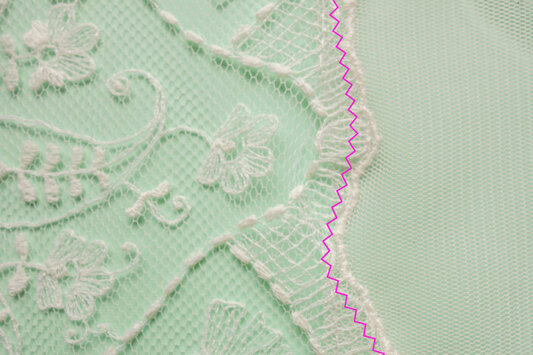 sewing lace lingerie