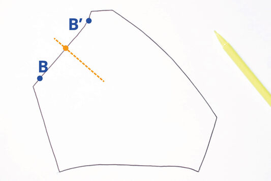 tracer extrémités ouverture poche soutien-gorge post opératoire