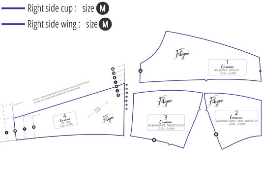 lingerie pattern alterations cups