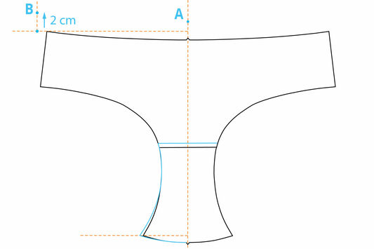 2XL panties lingerie pattern
