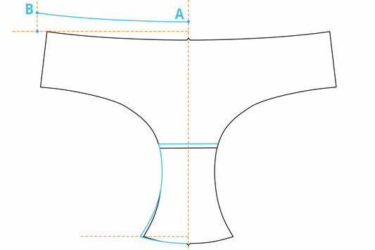 panties lingerie pattern grading