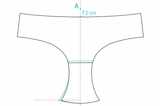grading panties pattern size 2XL