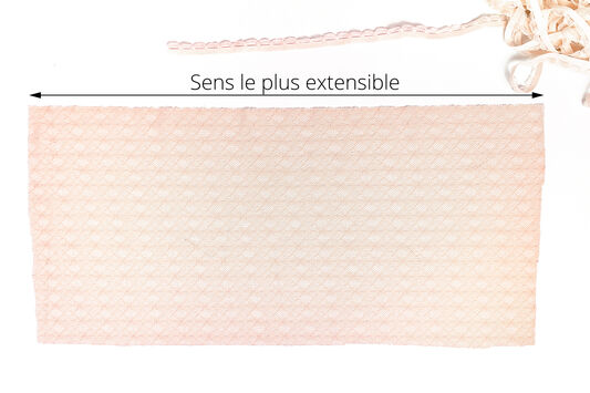 préparer tissu extensible lingerie