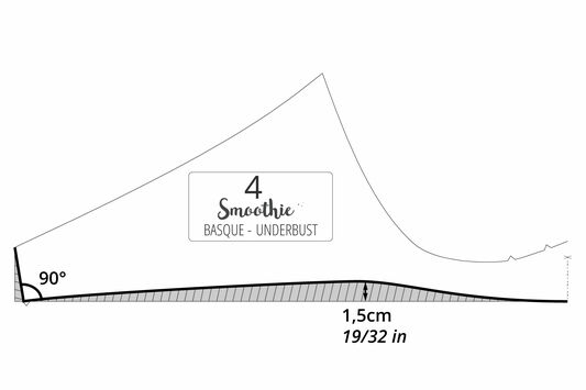 bra wing pattern alteration